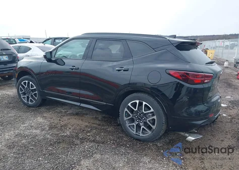 2025 Chevrolet Blazer Fwd Rs из США, поврежденный, VIN 3GNKBERSXSS144873